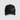 Black Triple Shady snapback unisex cap with three-dot front print on a light grey background