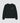 Black Triple Shady heavyweight unisex sweater with three-dot logo front print on a light grey background